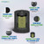 Black 600D Weatherproof Speaker Cover Custom Fit for Sonos Move Bluetooth Speaker with SoundFlap