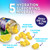 Hydration Electrolyte Gummies - Daily Liquid Replenisher Gummy - Advanced Electrolyte Multiplier with Calcium, Minerals, Potassium & Real Salt, Tasty Lemon Flavor Hydration Electrolytes - 60 Gummies