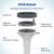 Newentor Pool Thermometer Floating Easy Read, IPX8 Wireless Swimming Pool Thermometers with Indoor Thermometers, Floating Thermometer for Spa/Hot Tub/Fish Tank, Milky White