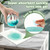 Bedside Commode Liners with Absorbent Pads,100 Bags+100Pads-Vanilla Scented