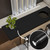 Black Refrigerator Wrap Peel and Stick Wallpaper