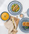 LERATIO Ceramic Dinnerware Sets for 6,18-Piece Plates and Bowls Set