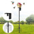 Bird House Pole,102 Inch Heavy Duty Bird Feeder Pole Mount Kit for Outdoors, 5-Prong Base, Splicing Adjustable Feeding Stand Station for Birds Watching,Weather Station (Birds House Not Included)