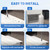 WP67005140 67005140 Refrigerator Freezer Door Handle Compatible with Whirlpool Kenmore Refrigerator GB1924PEKB12 GB1924PEKW, Replace Freezer Handles 67001902 8170990 1071249 12285404 12610801W
