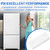 WP67005140 67005140 Refrigerator Freezer Door Handle Compatible with Whirlpool Kenmore Refrigerator GB1924PEKB12 GB1924PEKW, Replace Freezer Handles 67001902 8170990 1071249 12285404 12610801W