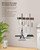 AceMining 2 Pack Broom Holder Wall Mount, 4 Holders 4 Hooks Mop Holder