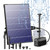 Biling 12W Solar Pond Pump Dry-Run Protection Quiet Fountain Pump Bird Bath