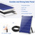 Biling 12W Solar Pond Pump Dry-Run Protection Quiet Fountain Pump Bird Bath