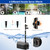 Biling 12W Solar Pond Pump Dry-Run Protection Quiet Fountain Pump Bird Bath