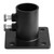 GBGS 2-3/8"Chain Link Fence Post Base,Round Floor Flange,Black,1 Pack