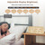 DreamSky Wooden Digital Alarm Clock for Bedroom with Large Numbers