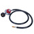 GasSaf 4FT High Pressure Propane Regulator Adjustable 0-5PSI
