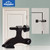 HOMOTEK 8 Pack Hinge Pin Oil Rubbed Bronze Door Stopper,Adjustable Deluxe Heavy Duty Door Stopper 2-1/2"x1-3/4”,with Black Rubber Bumper Tips