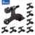 HOMOTEK 8 Pack Hinge Pin Oil Rubbed Bronze Door Stopper,Adjustable Deluxe Heavy Duty Door Stopper 2-1/2"x1-3/4”,with Black Rubber Bumper Tips