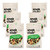 Snak Club Protein Power Snack Mix with Peanuts, Roasted Edamame, Dried Cranberries, Pumpkin Seeds, Almonds, and Cashews, Gluten-Free and Kosher Trail Mix Snacks, 4.2 oz Resealable Bags, 6 Pack