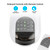 COMFORT ZONE 16" Oscillating Wall Mount Fan with Remote & Timer - White