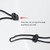 UPSTORE 3PCS Black 35.4'' Adjustable Elderly/Adult/Baby/Toddler Napkin Fixing Clip Dental Bib Clasp Holder Lanyard Neck Strap for Towel Apron Blanket Travel Outdoor Must-haves