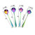 Flower Spoon Set-8pcs DGQ Teaspoon Coffee Spoon Creative Stirring Tea spoon