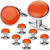 AMITER Men’s Cufflinks and Tuxedo Studs Set, Suitable for Black Suit White Shirts on Wedding, Anniversary, Birthday