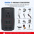 Upgraded 2000W 220V to 110V Converter for European Travel, Voltage Converter US to Europe for Hair Dryer Straightener Curling Iron, 2300W Adapter with EU/UK/AU/US Plugs for Laptop Camera Cell Phone