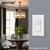 BESTTEN 10 Pack 3-Way Decorator Wall Light Switch with Wallplate, 15A 120V/277V, Single Pole or Three Way, On/Off Paddle Rocker Interrupter, UL Listed, White