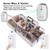 Wireless Doorbells, Plug-in, Battery Powered, Easy to Install, 1300 Ft Range, 60 Chime, LED Flash, Waterproof, Differentiate Various Doors, Silver, 2 Transmitter & 2 Receiver for Home, Office