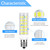 DiCUNO 5W E12 LED Bulbs, 50W Equivalent Daylight White 6000K, 550LM, 6-Pack
