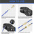 Wire Terminal Crimping Tool Kit, Qibaok Ratcheting Wire Crimper AWG 22-16(0.5-1.5mm²) with 500PCS Female Male Spade Connectors & Bullet Connectors Terminals