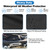 MUAKIOY Winch Cover, Heavy Duty Waterproof Dust-Proof Winch Protection Cover, Ideal for Electric Winches 8500-17500 lbs, Indoor/Outdoor (21.5” x 9.5” x 7.5”) - Black