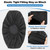 MUAKIOY Winch Cover, Heavy Duty Waterproof Dust-Proof Winch Protection Cover, Ideal for Electric Winches 8500-17500 lbs, Indoor/Outdoor (21.5” x 9.5” x 7.5”) - Black