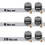 Henkelion 1 Pair 6 Lbs Adjustable Ankle Weights For Women Men Kids, Strength Training Wrist Weights Ankle Weights Set For Gym, Fitness Workout, Running, Lifting Exercise Leg Weights - each 3 Lbs Grey