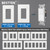 BESTTEN 30PK Single Pole Decorator Light Switch, Rocker Paddle Wall Switch