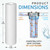 Ronaqua 20 Micron Sediment Water Filter Cartridge 10"x2.5", 6 Pack