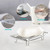 Stainless Steel Wire Bar Soap Dish, Draining Sponge Holder, Countertop Soap Stand for Shower, Bathtub, Kitchen