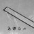 SaniteModar Linear Shower Drain 60 inch Brushed with Tile Insert Panel