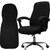 Melaluxe Office Chair Cover - Universal Stretch Desk Chair Cover, Computer Chair Slipcovers (Size: L) - Black