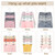 TOPIA HANGER 4 Tier Metal Skirt Hangers with Clips 80% Space Saving 2 Pack