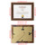 Schliersee 8.5x11 Certificate Picture Frames Diploma Document Picture Frames Tempered Glass Rustic Brown Frame Set of 6 Pack