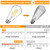 12Packs ST64 Large Vintage LED Edison Bulbs, 60W Equivalent 7W, 800Lumens, Dimmable Antique LED Filament, 2700K Warm White, E26 Medium Base Light Bulbs High Brightness Clear Glass for Bedroom Office