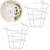 Happy Tree (2 Pack) White Fire Sprinkler Head Guard Cover Cage Protector for Both 1/2" & 3/4" Fire Head for Protecting Side Wall & Pendent Head Fire Sprinkler Covers for Ceiling