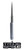 TRUE SPIKE 9 inch White Silver TIP PENETRATOR Fat Bullet Antenna with Anti-Theft + Copper Coil in Heavy Gauge CNC Machined Billet Aluminum Short Compatible with Toyota Tundra