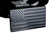 MULL USA Black Metal Flag Trailer Hitch Cover for 2" Receivers (with Locking Pin)