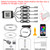 Interior Car LED Strip Lights APP Control, 5 in 1 RGB Ambient Lighting Kit