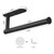 VAEHOLD Adhesive Paper Towel Holder Under Cabinet Wall Mount for Kitchen Paper Towel, Black Paper Towel Roll Holder Stick to Wall, Stainless Steel（Black）