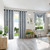 ELKCA Thick Chenille Window Curtains Valance for Living Room Silver Grey Waterfall Valance for Bedroom,Rod Pocket(W39inch, 1 Piece)