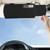 WANPOOL Anti-Glare Sun Visor Extender Sunshade UV Blocker Black 1 pc