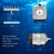 AquaMiracle Aquarium Air Pump Commercial Air Pump with Aluminum Housing, 35W/1000GPH Fish Tank Bubbler Pond Aerator for Aquariums, Ponds, Hydroponics