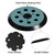 Vankcp 6 Pieces 5 inch 8 Hole Sander Replacement Pad Parts