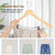 TOPIA HANGER Wooden Hangers with Adjustable Metal Clips and 360° Swivel Hook, Premium Wood Clothes Hangers 10 Pack for Suit, Pant, Skirt, Jeans, Coat, Jacket-CT28N