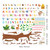 Zonon 3 Sheets Alphabet Numbers Tree Wall Decals, Animal ABC Letters Stick